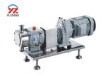 Sanitary Feeding Rotary Lobe Pump High Viscosity With Heat Jacket
