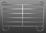 Flat Bar Horse Corral Panels Powder Coated Metal Livestock Corral