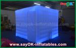 Inflatable Photo Booth Rental Oxford Clothes One Door Led Strip Inflatable Photo