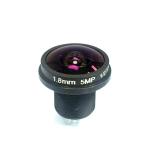 Metal 1080P IP Cameras IR Cut 1.8mm CCTV Fisheye Lens