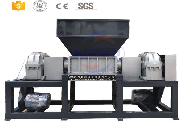 High Capacity Scrap Metal Shredder Machine For Basket Material Low Speed