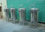 High Pressure Water Filter Housing , Single Bag Stainless Steel Filter Housing