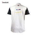 Racing Team 3D Printed Plus Size Sportswear Polo for Men OEM Custom Logos