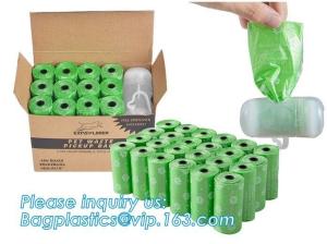 Wholesale Nappy Baby Disposable Diaper Sacks, Degradable scented disposable baby diaper sack, green tie handle baby diaper sack from china suppliers