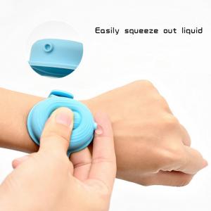 China Wearable 10ml Wrist Bands Hand Sanitizer 75% Alcohol on sale