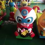 Hansel amusement park fiber glass electric kid motorcycle ride on toy
