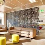 Laser Cut Aluminum Perforated Carved Screen Panels for interior decorative room