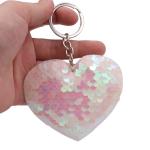 Plastic Shine Zinc Alloy Metal Personalized Keychain Gifts Rhinestone Lovely