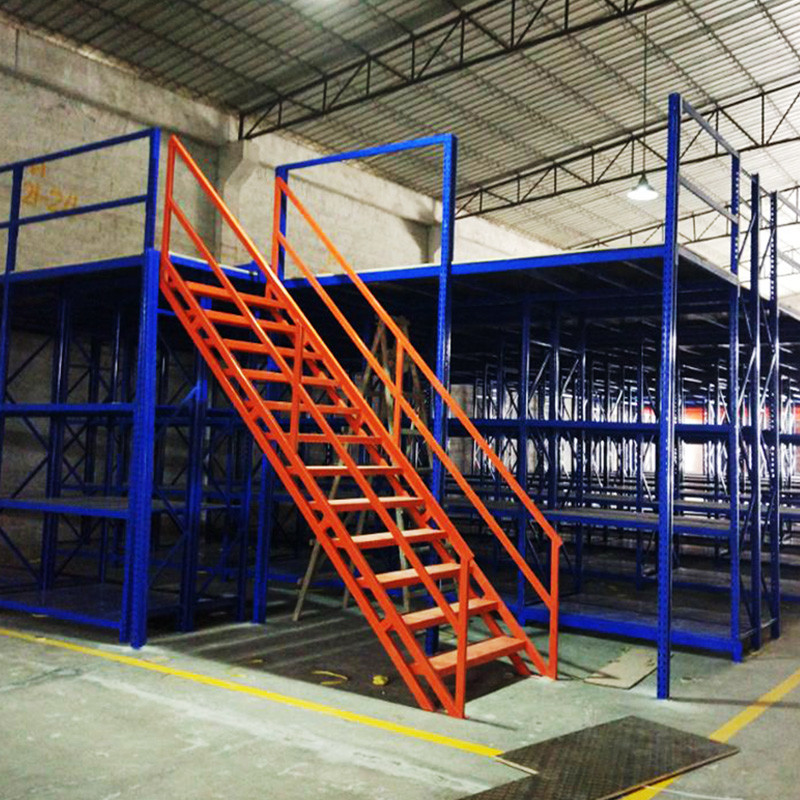 Mezzanine Floor Powder Coated Rack Q235B Cold Rolled Steel
