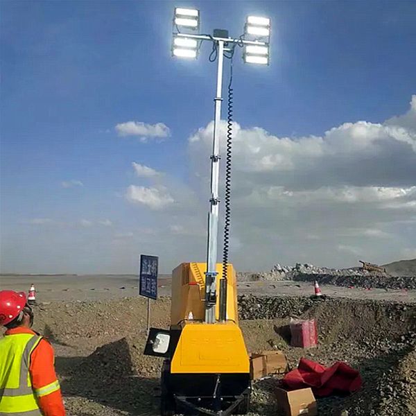 OEM Factory Mobile Lighting Tower Emergency Operations Diesel Light Tower for sale
