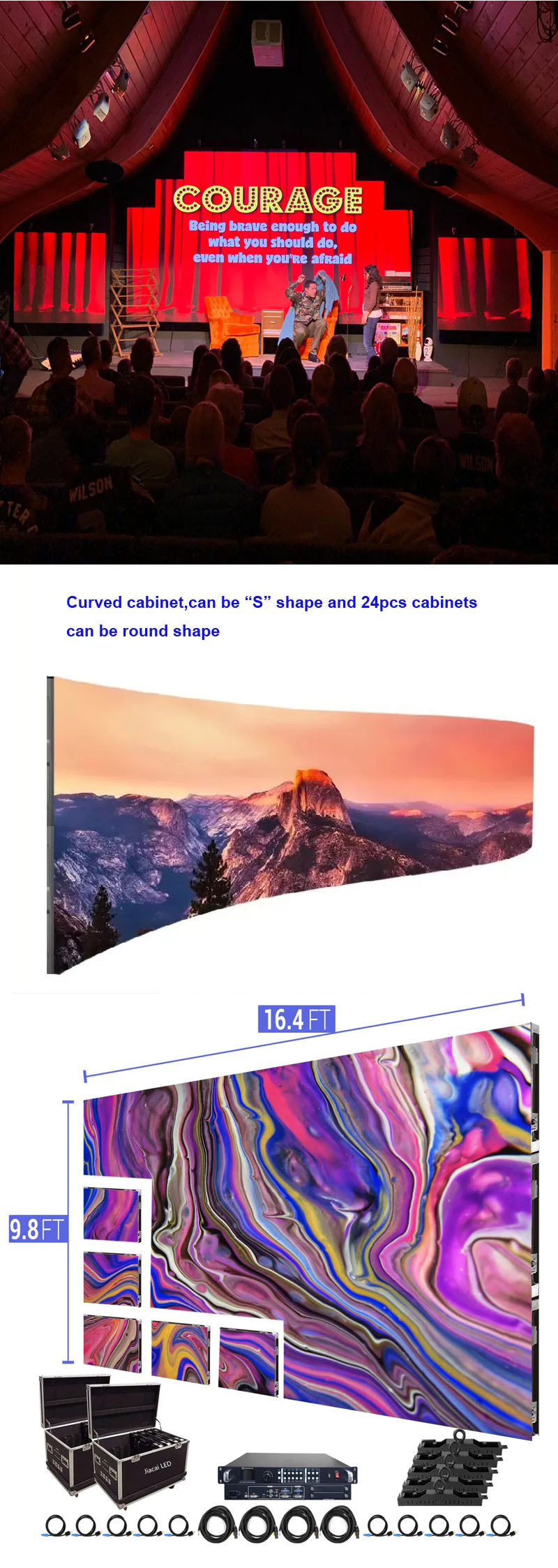 3840Hz P2 P4 P6 P10 Led Display Indoor module size 250x250mm