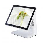 White Color 15 Inch Point Of Sale Terminal Windows Linux / Win10 Supported