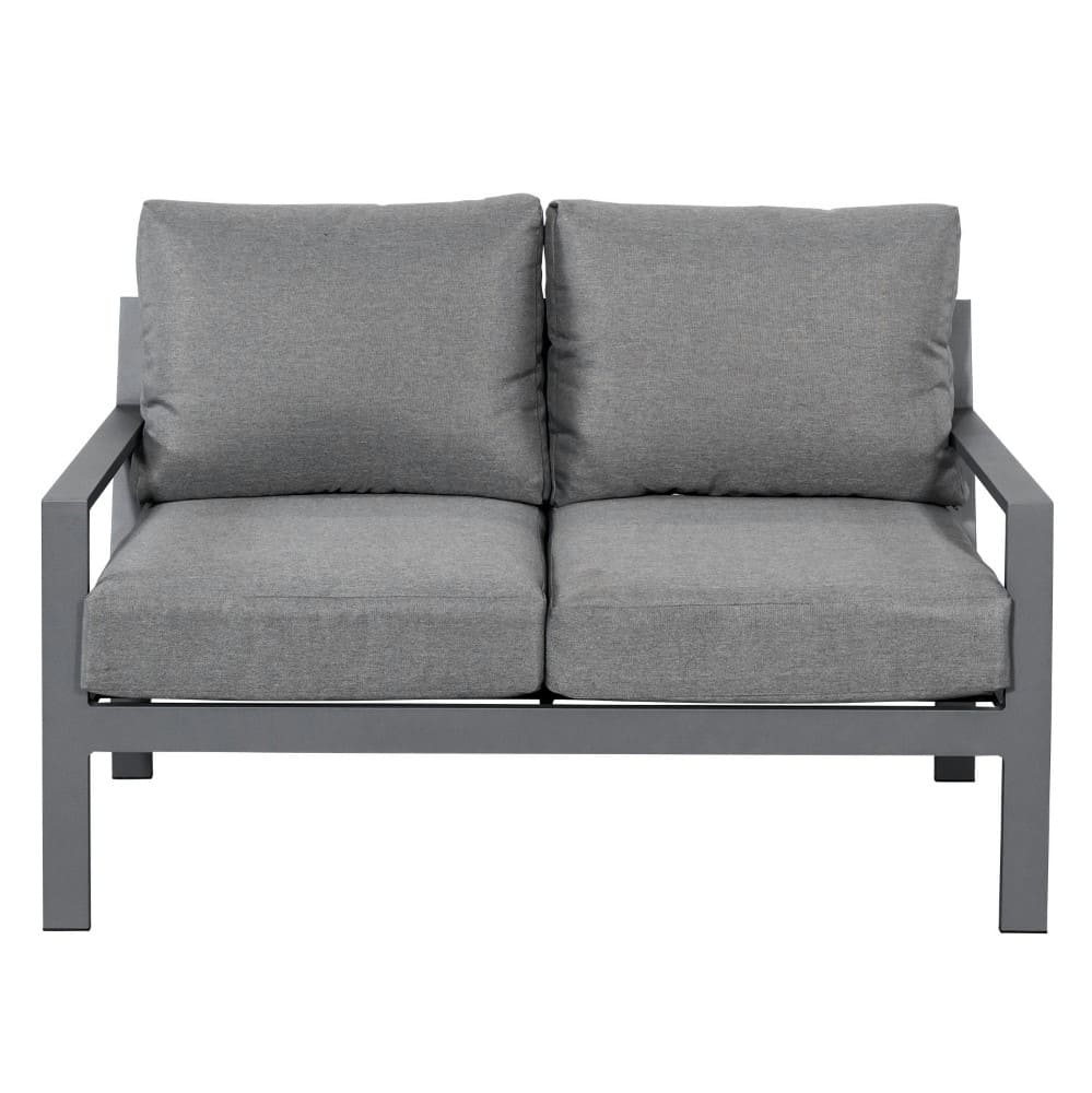 AJUNION 5 Piece Aluminum Outdoor Furniture Set Garden Sofa Patio Seating Lounge Set