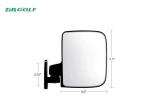 Electric Golf Cart Side Mirrors Golf Buggy Accessories For Club Car Ezgo And