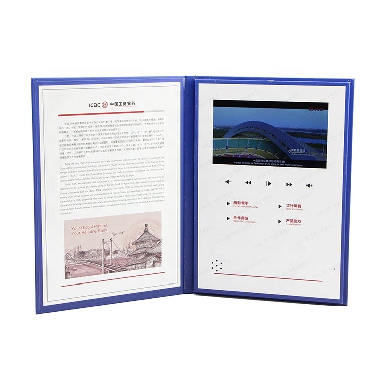 Lcd Video Book Custom Printing LCD Video Story Book 7 Inch Video Book