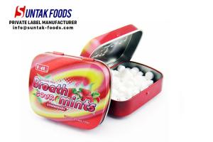 Wholesale Portable Strawberry Sugarless Hard Candy For Pocket Friendly , White Chewy Candy from china suppliers