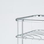 Triple Tier Stainless Steel Corner Shower Shelves bathroom storage rack Custom