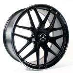 Black Cross Spoke 66.6 Hole 5x112 22 Inch Rims G Class W463A