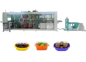 Wholesale Blister Vacuum Forming Machine Full Automatic 3 Stations Positive Negative Pressure from china suppliers