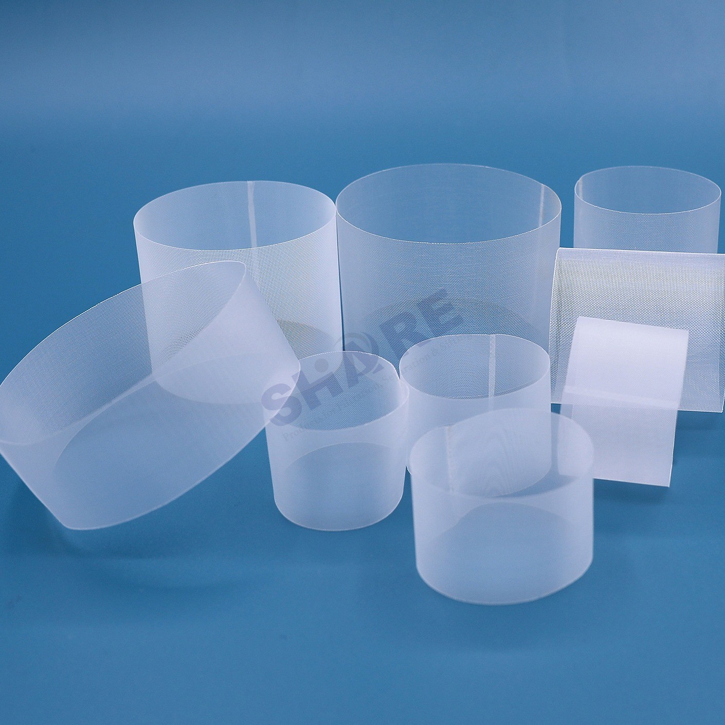 Woven Polyester Filter Sheet Slightly Hydrophobic Polyester Filter With High Strength In Laboratory