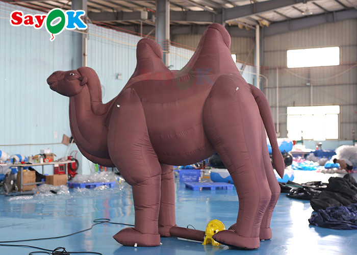 190T Oxford Cloth 3m Inflatable Camel Model For Party Decoration