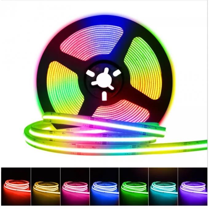 Smart TV Backlight RGB COB LED Strip Rope Light 12V Waterproof