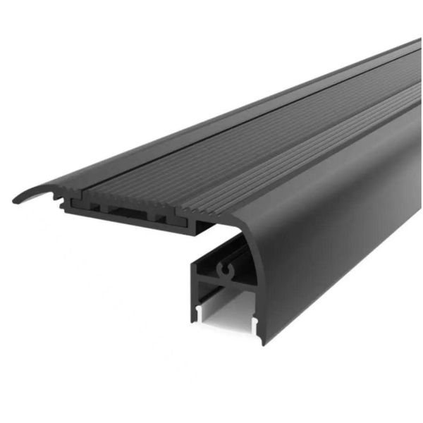 Staircase Led Light Stair Mounted Led Aluminum Profile Black Anodized