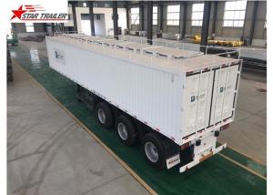 Wholesale High - Tensile Steel Flatbed Container Trailer With Water Proof Design from china suppliers