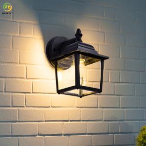 Wholesale E26 Outdoor Led Wall Sconce Lamp Aluminium Glass Material from china suppliers