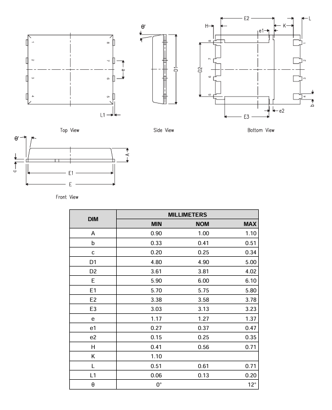 CSD18563Q5A 60V MOSFET 1.7mΩ RDS(on) 300A Current Fast Switching AEC-Q101 Qualified Superior Thermal Performance D2PAK-7 Package for Automotive and