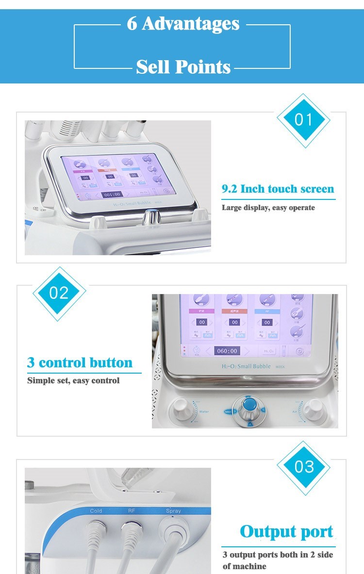 Salon used water dermabrasion /Hydra microdermabrasion machine/spa facial cleaning Hydro Dermabrasion machine