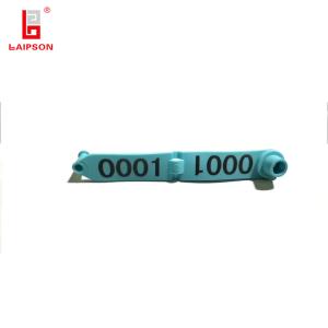 Wholesale 120mm Z Shaped One Piece Livestock Ear Tags For Sheep Goats Ovine Tracking from china suppliers