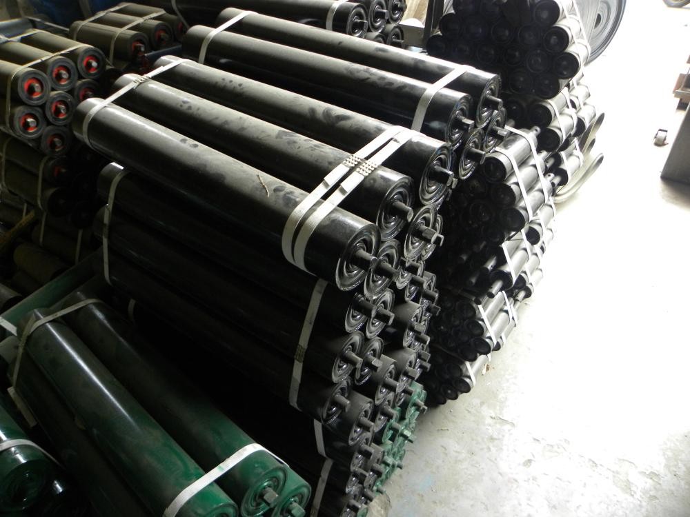 Belt Conveyor Trough Iler Roller Set 108mm Diameter Size For Conveyors