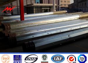Wholesale Africa Transmission Line Galvanized Steel Power Pole With Cross Beams 10KV - 220KV from china suppliers