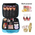 Versatile Marble Adjustable Dividers Travel Train Case For Cosmetics