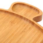 Customized Designs Suction Plate for Toddlers Multifunctional Bamboo Baby Dinner