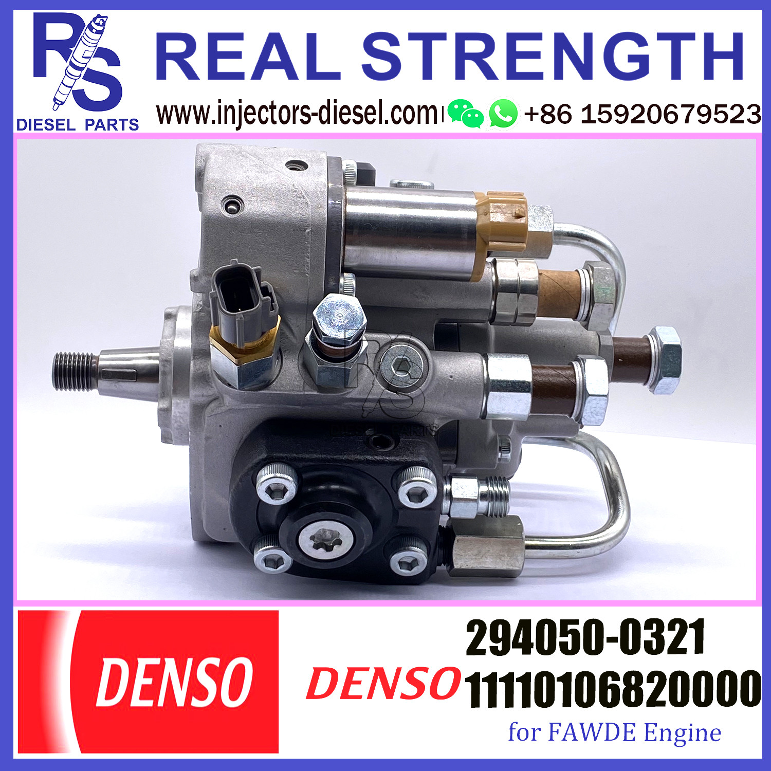 Diesel HP4 diesel engine fuel pump 2940500321 11110106820000 per FAWDE CA6DL1，DENSO pump 294050-0321 11110106820000