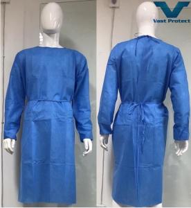 Wholesale Soft Hydroponic Surgical Gown Waterproof Disposable Isolation Gown SGS Certified from china suppliers