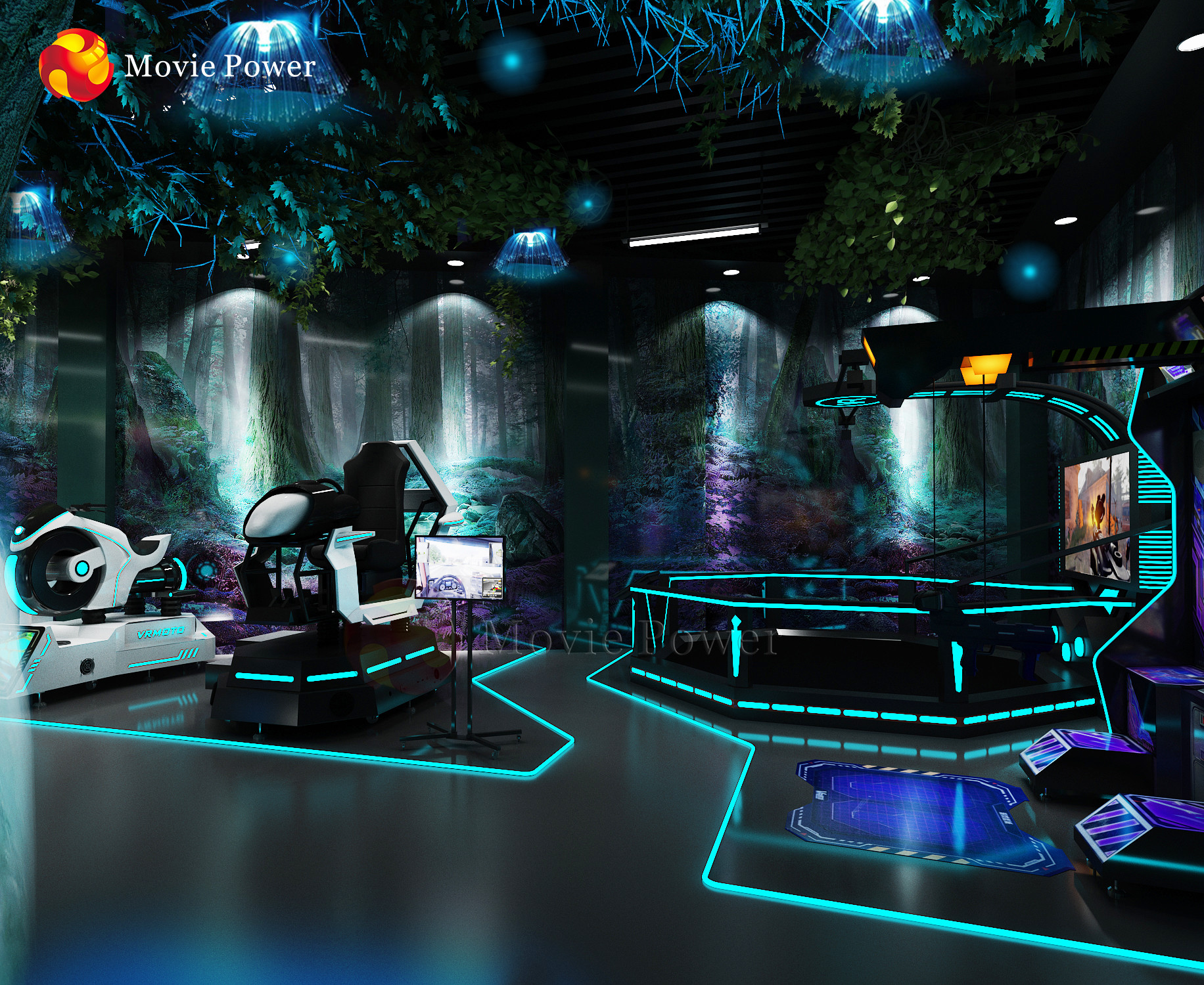 9D VR Theme Park Indoor Playground Kids Entertainment Virtual Reality Equipment