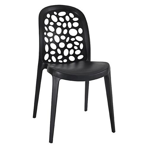 Quality Outdoor Modern Restaurant Plastic Stacking Chairs PP Dining Upholstered for sale