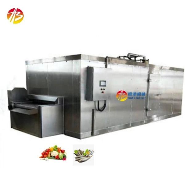 Industrial Spiral Quick Freeze Machine for Fruit Vegetable Seafood Shrimp 13800