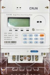 Wholesale 20 Digit CE SABS IEC Prepaid Electricity Meters With Plug In Modem from china suppliers