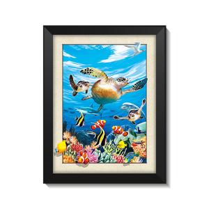 Wholesale Horses Running Design 3D Animal Pictures Home Decoration 3D Picture Frame from china suppliers