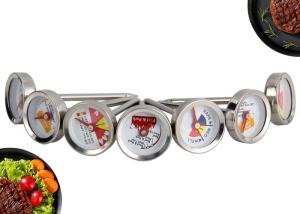 Wholesale Dial Plate Bimetallic Temperature Gauge Bbq Food Thermometer Ø 3.8 * 60mm Probe Size from china suppliers
