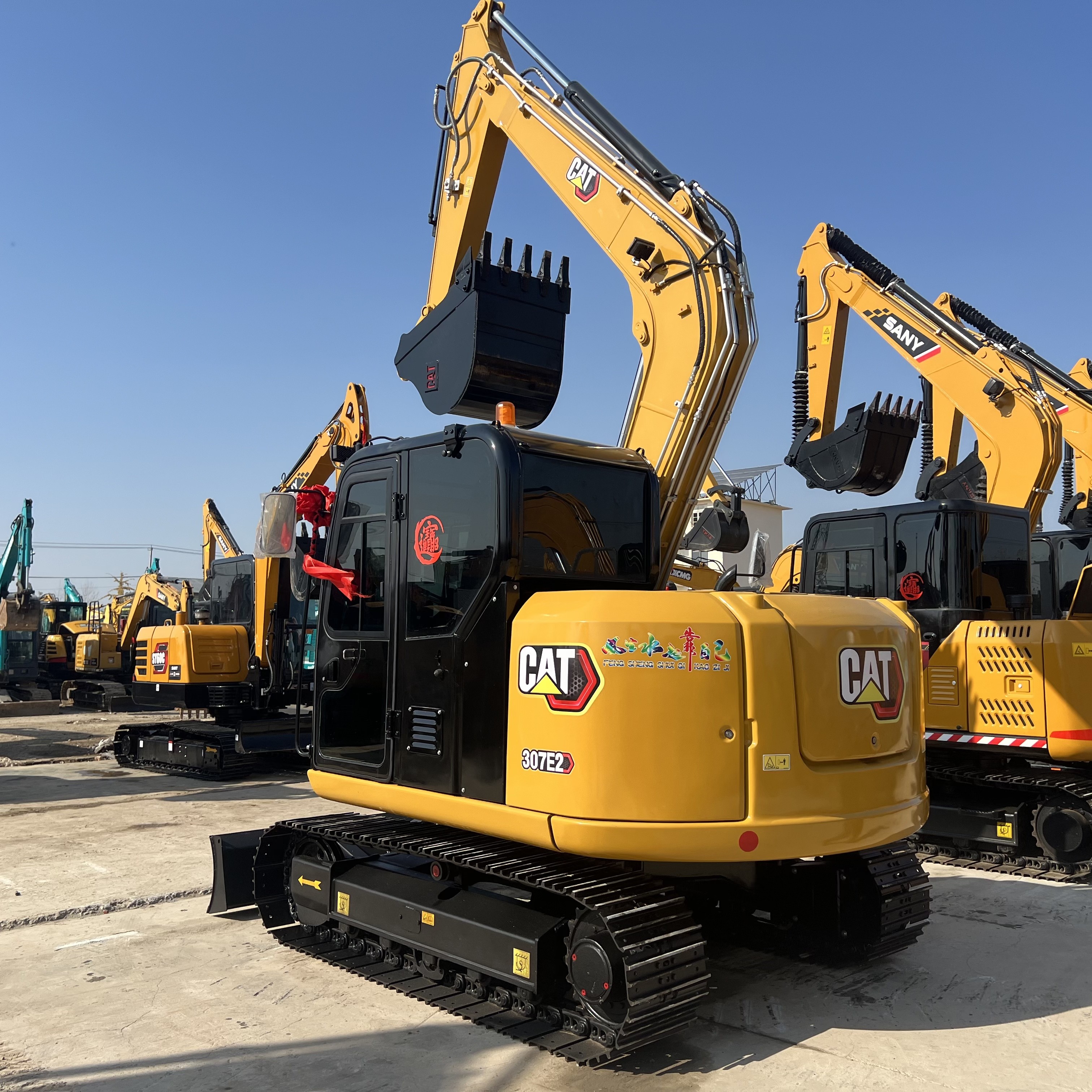 7 Ton Mini Used Cat 307E Rubber Hydraulic Excavators Equipment Trader Machine