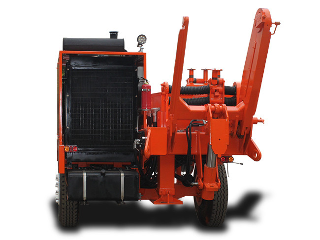 Tension Stringing Of 4 Bundle Conductor 325hp 180kN Hydraulic Cable Puller