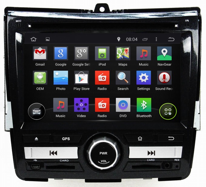 Ouchuangbo DVD GPS Navigation iPod USB 3G Wifi for Honda city 2008-2011 Android 4.4 OS
