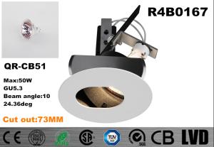 Wholesale GU5.3 Round Recessed Exterior Downlights 3 Years Warranty Led Bathroom Spotlights from china suppliers