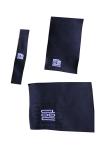 Taffeta / Damask Canvas Clothing Woven Labels / Patches With Paper Backing