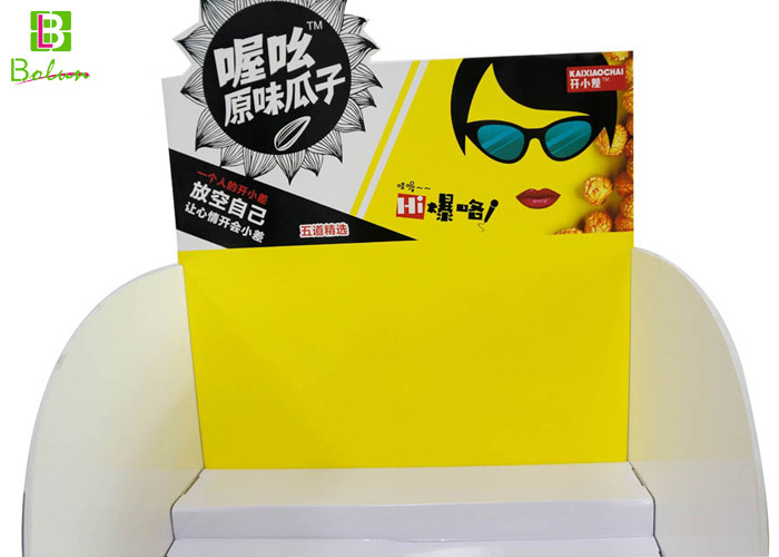 5 Ladders Snacks Melon Seeds Point Of Sales Cardboard Display Holder Packaging